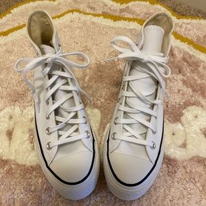 CONVERSE White Chuck Taylor All Star Lift Platform